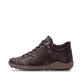 Bordeaux-dunkelbraune remonte Damen Schnürstiefel R1454-27. Schuh Außenseite.