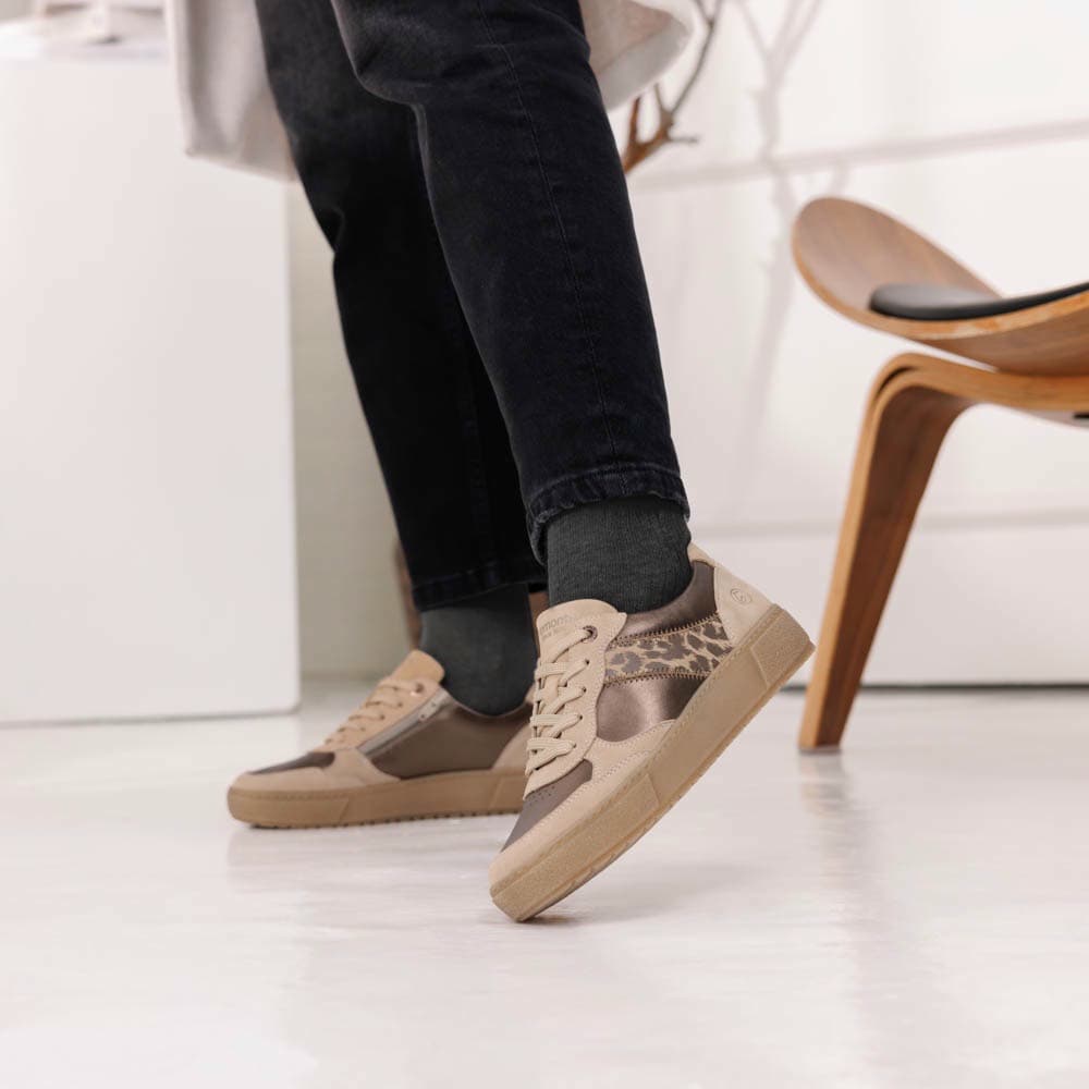 beige remonte Sneaker D2T01-61 getragen