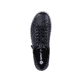 
Asphaltschwarze remonte Damen Schnürschuhe D0700-00 mit Schnürung und Reißverschluss. Schuh von oben