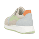 Grüne remonte Damen Sneaker Low D2G00-52 mit Reißverschluss sowie Komfortweite G. Schuh von hinten.