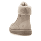 Braunbeige remonte Damen Schnürstiefel D0U78-20 mit Flip-Grip Sohle. Schuh von oben.