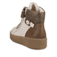 
Sternenweiße remonte Damen Schnürstiefel R7997-80 mit Schnürung und Reißverschluss. Schuh von hinten