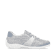 Blaue remonte Damen Schnürschuhe R3403-14 mit einem Reißverschluss. Schuh Innenseite.