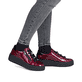 Baskets basses remonte rouges pour femme D1C09-35 avec fermeture éclair. Chaussure au pied.