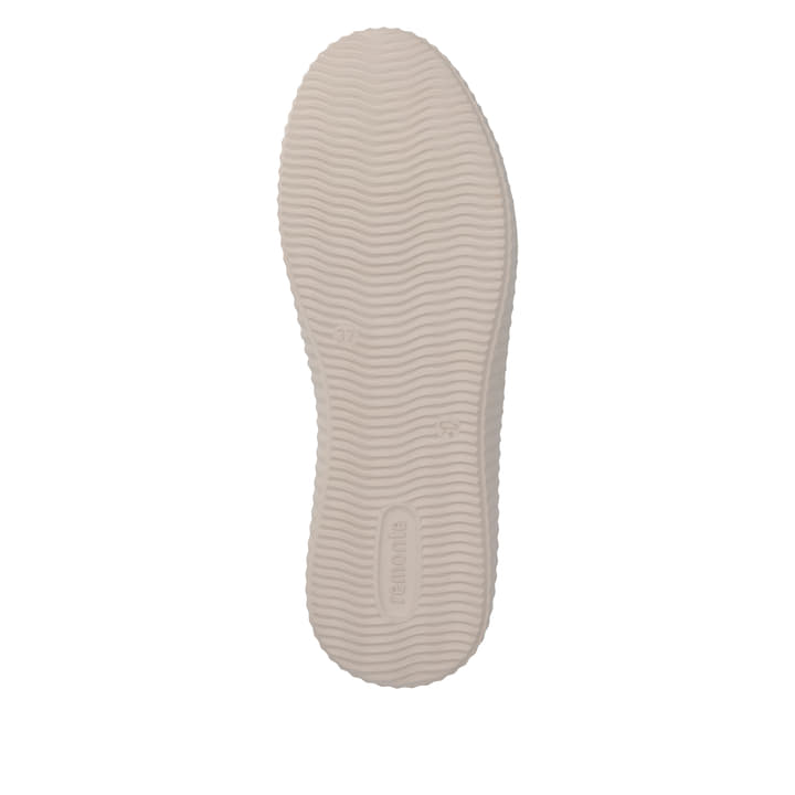 Baskets basses remonte grises femmes D3E70-42 avec membrane remonteTEX. Semelle extérieure de la chaussure.