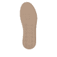 Baskets basses remonte rouges femmes D3E00-30 avec la semelle lightsole+. Semelle extérieure de la chaussure.