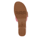 Cremebeige remonte Damen Pantoletten D0N53-80 mit einer leichten Sohle mit Blockabsatz. Schuh Innenseite