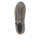Baskets basses remonte grises femmes D3E70-42 avec membrane remonteTEX. Chaussure vue de dessus.