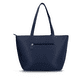 remonte Damen Shopper Q0757-90 in Altrosa-Metallic aus Kunstleder mit Reißverschluss. Shopper getragen.