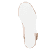 Metallicrosane remonte Keilsandaletten D1P53-31 mit Klettverschluss. Schuh Laufsohle.