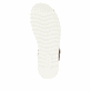 Sandales à lanières remonte bleues femme D0Q52-14 avec boucle tendance. Semelle extérieure de la chaussure.
