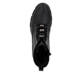 Schwarze remonte Damen Schnürstiefel D2S73-00 mit wasserabweisender TEX-Membran. Schuh von oben.