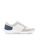 Weiße remonte Damen Schnürschuhe D1E06-81 mit einem Reißverschluss. Schuh Innenseite.