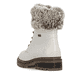 
Cremeweiße remonte Damen Schnürstiefel D0B74-80 mit griffiger Glass-Fibre Sohle. Schuh von hinten