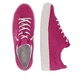 Rosane remonte Damen Sneaker D0913-31 mit Schnürung sowie der Komfortweite G. Schuh von oben, liegend.