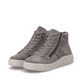 Baskets basses remonte grises femmes D3E70-42 avec membrane remonteTEX. Chaussures inclinées sur le côté.