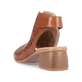 
Kastanienbraune remonte Damen Riemchensandaletten R8774-24 mit einem Blockabsatz. Schuh von hinten