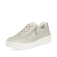 Goldene remonte Damen Sneaker D0J02-90 mit Reißverschluss. Schuh seitlich schräg.