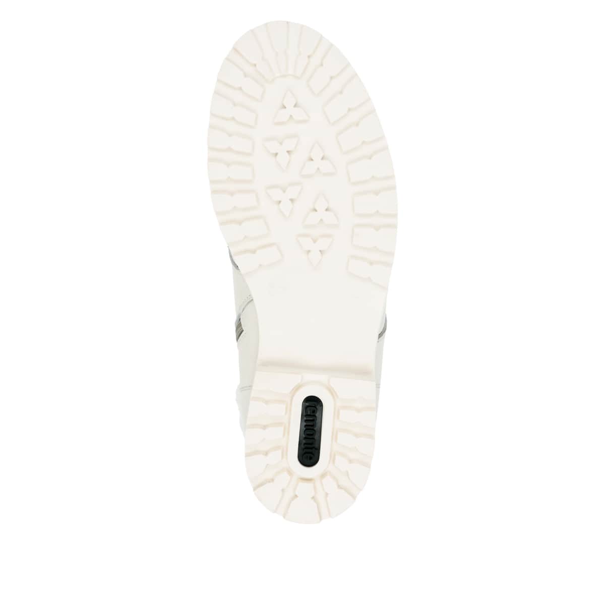 Weiße remonte Damen Schnürstiefel D8481-80 mit wasserabweisender TEX-Membran. Schuh Laufsohle.