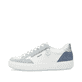 Weiße remonte Damen Sneaker Low D2J01-80 mit Reißverschluss sowie Komfortweite G. Schuh Außenseite.