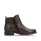 Espressobraune remonte Damen Stiefeletten D0F77-25 mit Schmuck-Element. Schuh Innenseite.