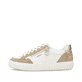 Weiße remonte Damen Sneaker Low D2J01-82 mit Reißverschluss sowie Komfortweite G. Schuh Außenseite.