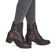 Bottines remonte marron pour femme D2A77-25 avec membrane remonteTEX. Chaussure au pied.