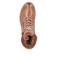 
Nougatbraune remonte Damen Schnürstiefel D8463-25 mit Schnürung und Reißverschluss. Schuh von oben
