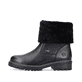 
Nachtschwarze remonte Damen Kurzstiefel D0B71-01 mit Reißverschluss sowie Glass-Fibre. Schuh Außenseite