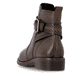 Braune remonte Damen Stiefeletten D0F81-22 mit Deko-Schnalle. Schuh von hinten.