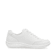 Weiße remonte Damen Schnürschuhe D1E07-80 mit der Komfortweite G. Schuh Innenseite.