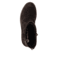 Dunkelbraune remonte Damen Kurzstiefel D0A82-25. Schuh von oben.