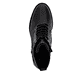 Bottines remonte noires pour femmes D2A74-01 avec boucle décorative. Chaussure vue de dessus.