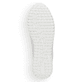 Weiße remonte Damen Sneaker Low D3100-80 mit einer Schnürung. Schuh Laufsohle.