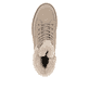 Braunbeige remonte Damen Schnürstiefel D0U78-20 mit Flip-Grip Sohle. Schuh Laufsohle.