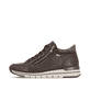 Dunkelbraune remonte Damen Sneaker R6777-25 mit wasserabweisender TEX-Membran. Schuh Außenseite.