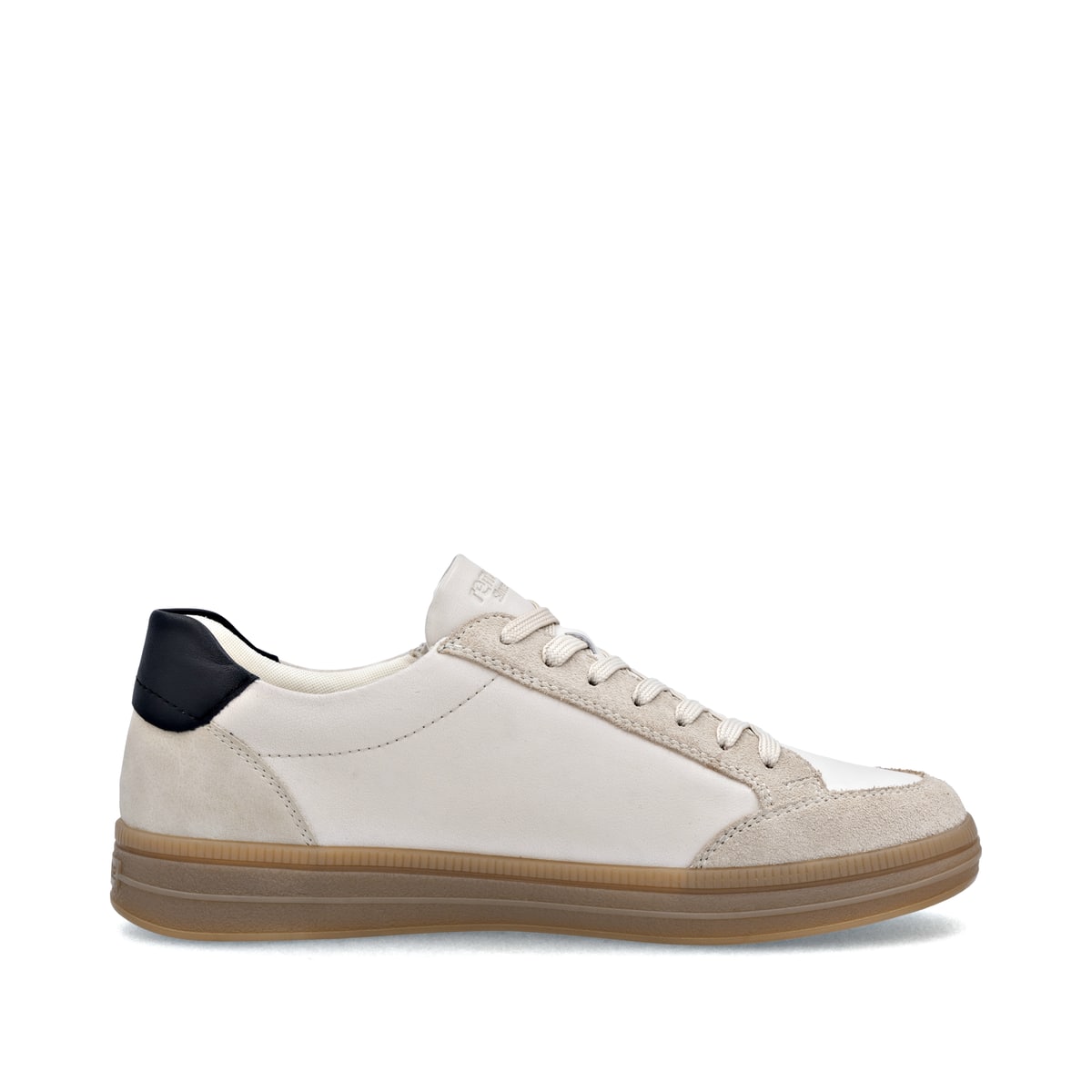 Beige remonte Damen Sneaker D2C04-62 mit wasserabweisender remonteTEX-Membran. Schuh Innenseite.
