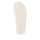 Mules remonte beiges pour femme D2K57-60 avec boucle tendance. Semelle extérieure de la chaussure.