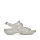 Graue remonte Riemchensandalen D7647-40 mit Klettverschluss sowie Komfortweite G. Schuh Innenseite.