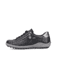 
Tiefschwarze remonte Damen Schnürschuhe R1402-06 mit Schnürung und Reißverschluss. Schuh Außenseite
