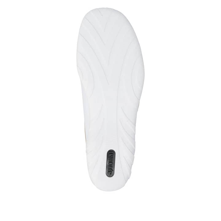 Chaussures à lacets remonte blanches vegan pour femme R3408-83. Semelle extérieure de la chaussure.
