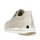 Goldene remonte Damen Sneaker Low R6700-61 mit einem Reißverschluss. Schuh von hinten.