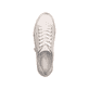 Metallische remonte Damen Sneaker Low D5826-60 mit einem Reißverschluss. Schuh von oben.
