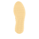 Beige remonte Damen Sneaker D3H04-60 mit eleganten Zierlochungen sowie Schnürung. Schuh Laufsohle.