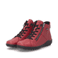Rote remonte Damen Kurzstiefel R1455-33 mit wasserabweisender remonteTEX-Membran. Schuhpaar seitlich schräg.