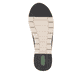Baskets basses remonte marron femmes R6716-25 avec membrane remonteTEX. Semelle extérieure de la chaussure.