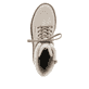 
Hellbeige remonte Damen Schnürstiefel D0C77-60 mit einer griffigen Glass-Fibre Sohle. Schuh von oben
