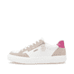 Weiße remonte Damen Sneaker Low D2J01-81 mit Reißverschluss sowie Komfortweite G. Schuh Außenseite.