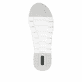 Baskets basses remonte blanches pour femme R6716-80 avec fermeture éclair. Semelle extérieure de la chaussure.