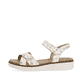 Bunte remonte Damen Riemchensandalen D2049-81 mit Klettverschluss. Schuh Außenseite.